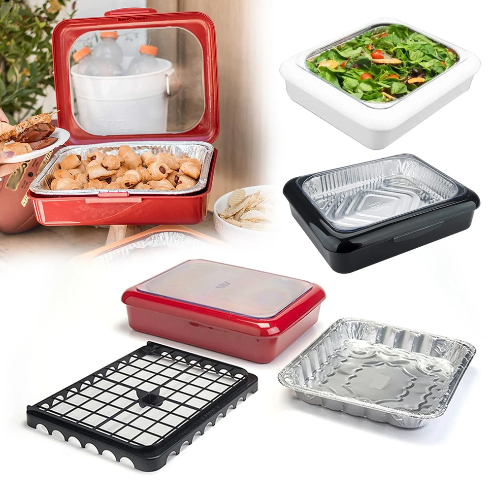 Food Storage Aluminum Containers - Ev Seyahat İçin Plastik Folyo Tava