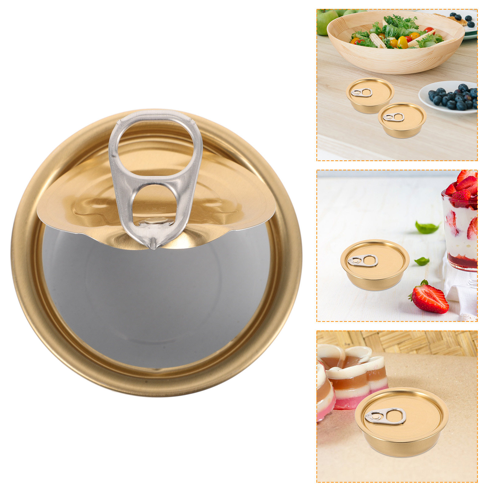 Food Storage Aluminum Containers - 12 Adet Kolay Açılır Alüminyum Kutu