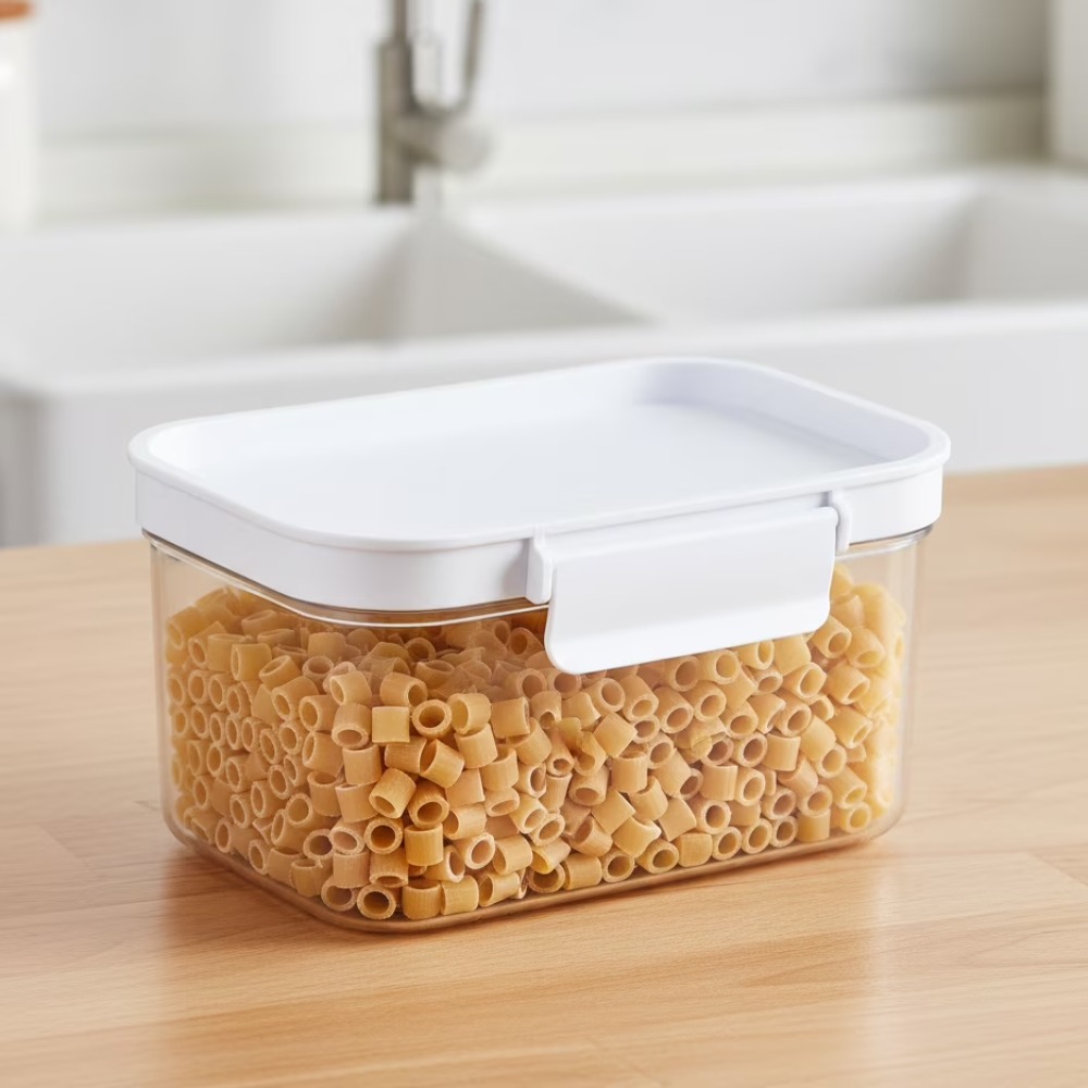 Food Storage Pantry - Küçük Dikdörtgen Plastik Kiler Gıda Saklama