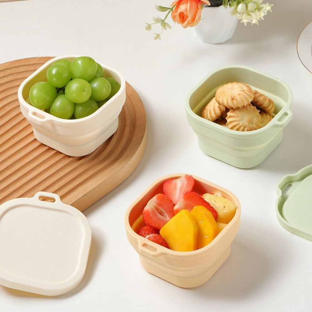 Food Storage Not Plastic - Büyük Kapasiteli 400ml Katlanabilir Öğle Yemeği
