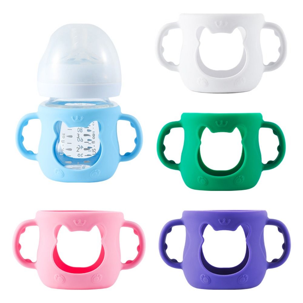 Food Storage Silicone Bags - Evrensel Biberon Kapağı Anti Break Saplı
