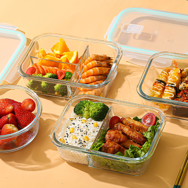 Food Storage Eco Friendly - Cam Saklama Kabı yüksek borosilikat ısıya