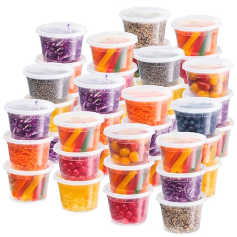 Food Storage Aluminum Containers - Sızdırmaz Kapaklı Plastik Deli Gıda Saklama