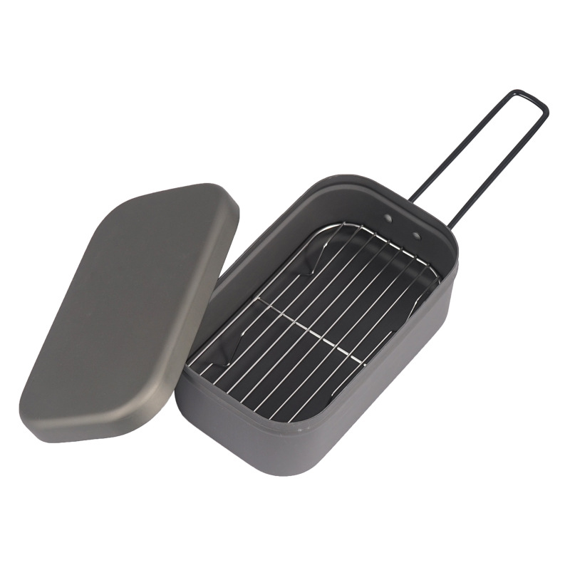 Food Storage Aluminum Containers - Kamp yemek kabı buharda pişirme rafı
