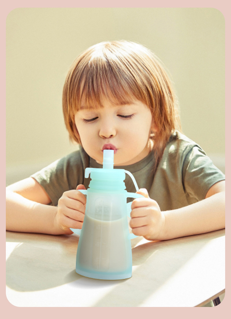Food Storage Silicone Bags - Yeni Yeniden Kullanılabilir Silikon Anne Sütü