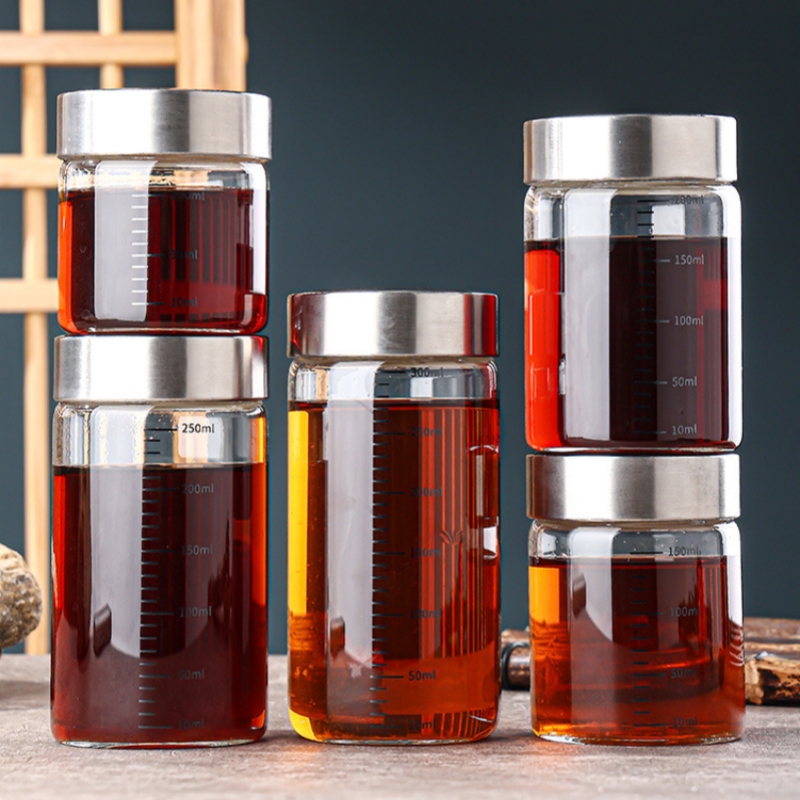 Food Storage Set Glass - 2 adet 100-500 ml Cam Depolama