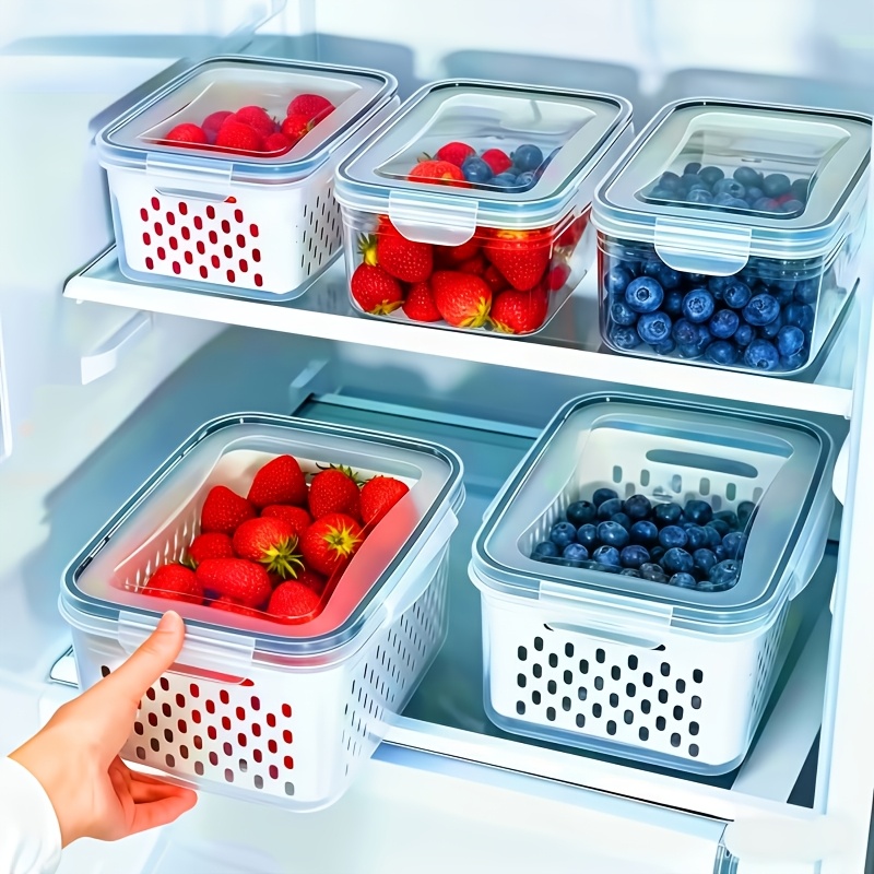 Food Storage Stackable Containers - 4'lü Set Sızdırmaz Gıda Saklama Kapları-Hava