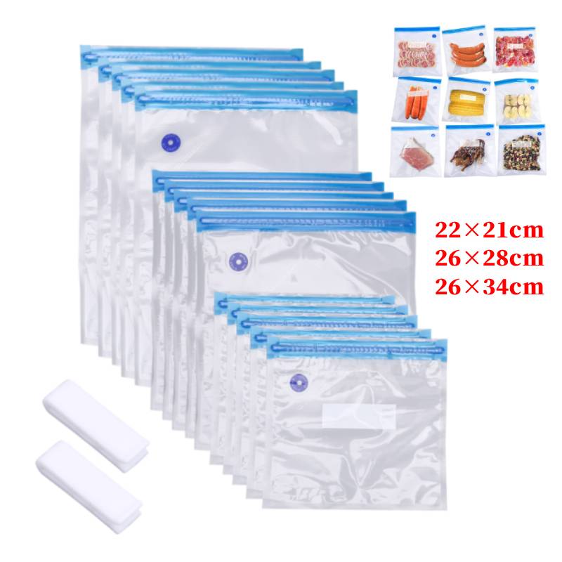 Food Storage And Safety - 15 adet gıda için vakumlu kilitli