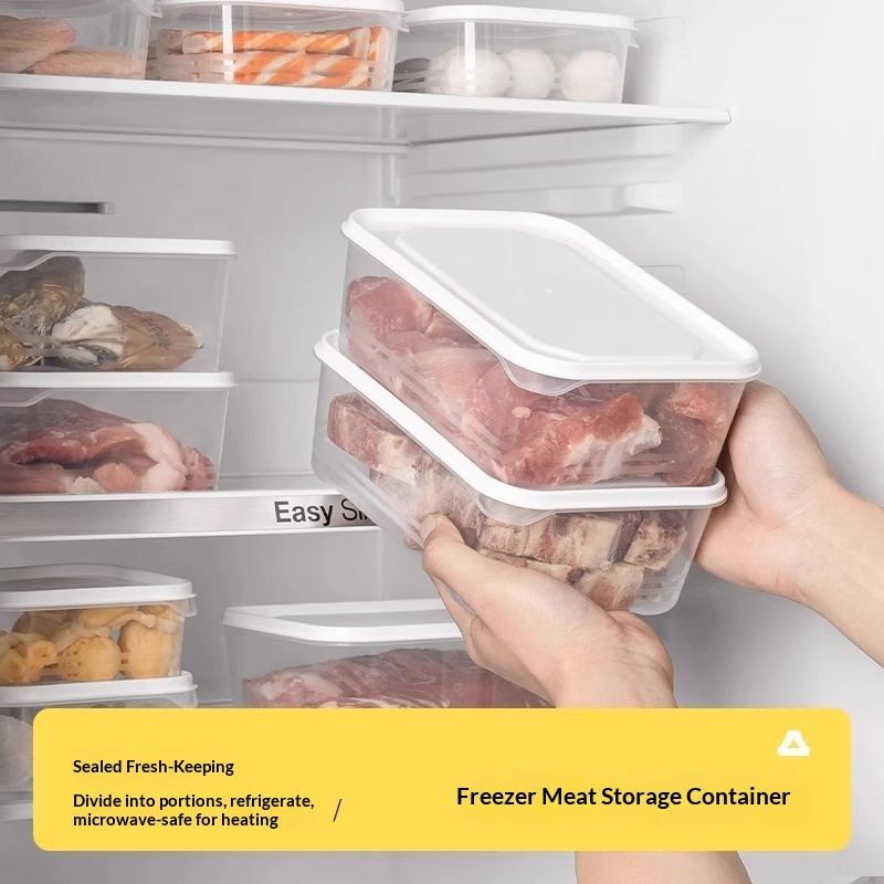 Food Storage Eco Friendly - 2000ml Buzdolabı Dondurulmuş Et Taze Saklama