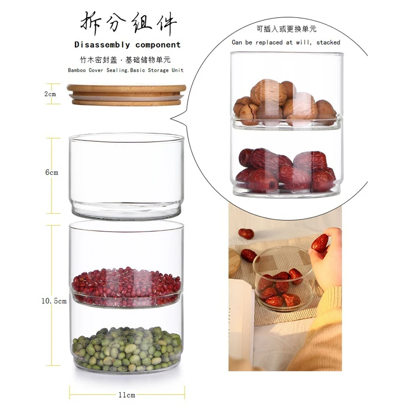 Yeni 1200 Ml 3 Katmanlı Cam Ka - Food Storage Set Glass incelemesi ve fiyatı