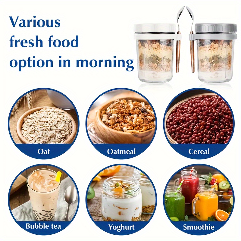 1 adet/2 adet Cam Yulaf Ezmesi - Food Storage Set Glass incelemesi ve fiyatı
