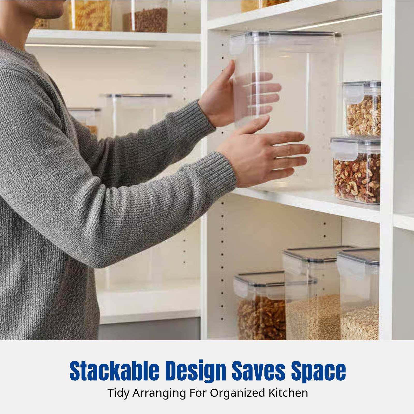 Hava Geçirmez Gıda Saklama Kab - Food Storage Stackable Containers incelemesi ve fiyatı