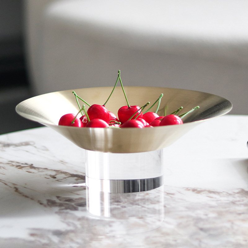 Kare Düzensiz Metal Meyve Taba - Food Storage Glass Round incelemesi ve fiyatı