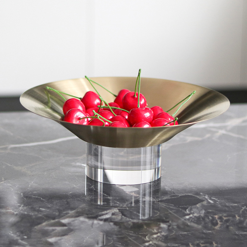 Kare Düzensiz Metal Meyve Taba - Food Storage Glass Round incelemesi ve fiyatı