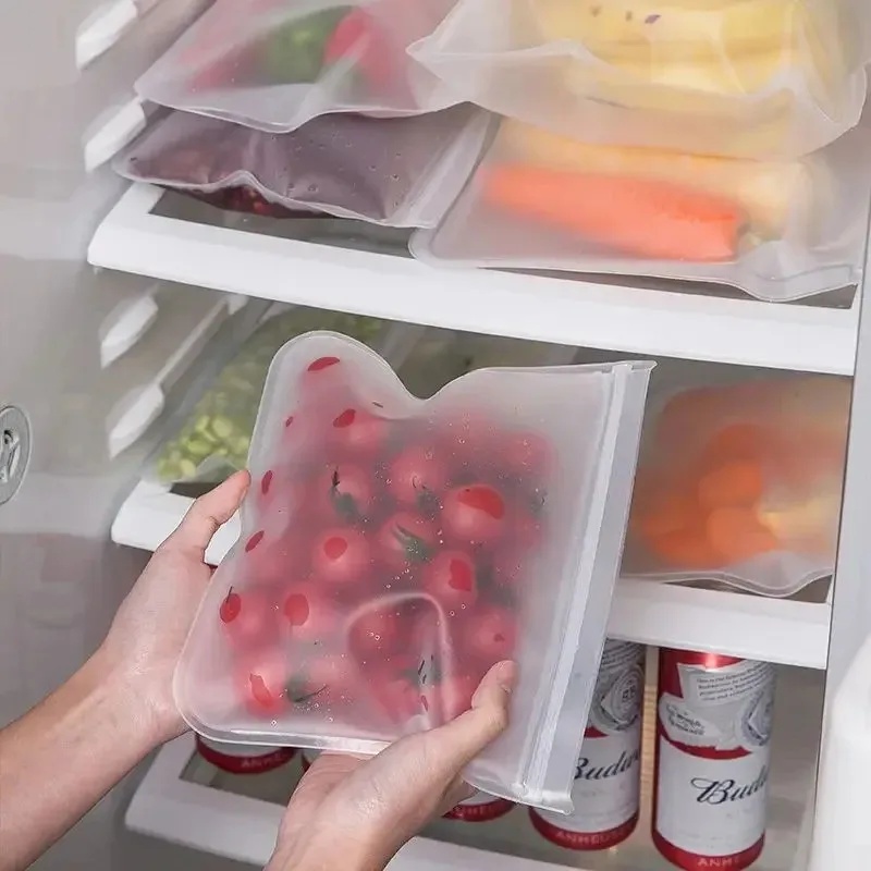1/2/3/4 adet Silikon Gıda Sakl - Food Storage Silicone Bags incelemesi ve fiyatı