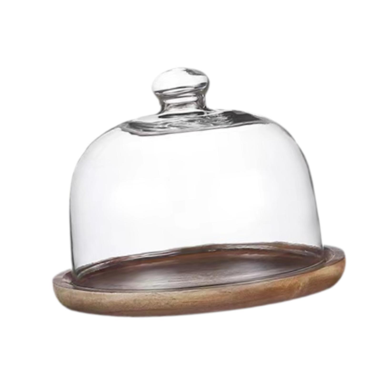 Ahşap Kek Standı, Cam Kapaklı  - Food Storage Glass Round incelemesi ve fiyatı
