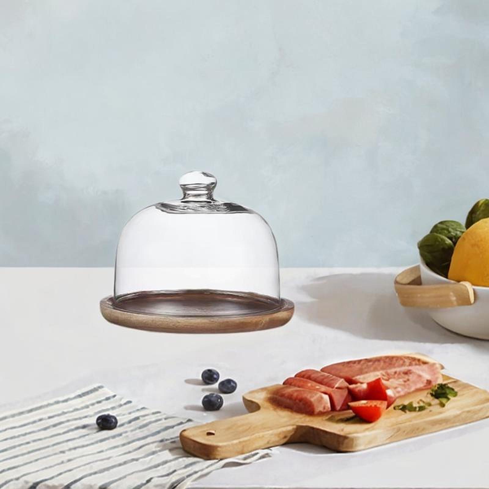 Ahşap Kek Standı, Cam Kapaklı  - Food Storage Glass Round incelemesi ve fiyatı