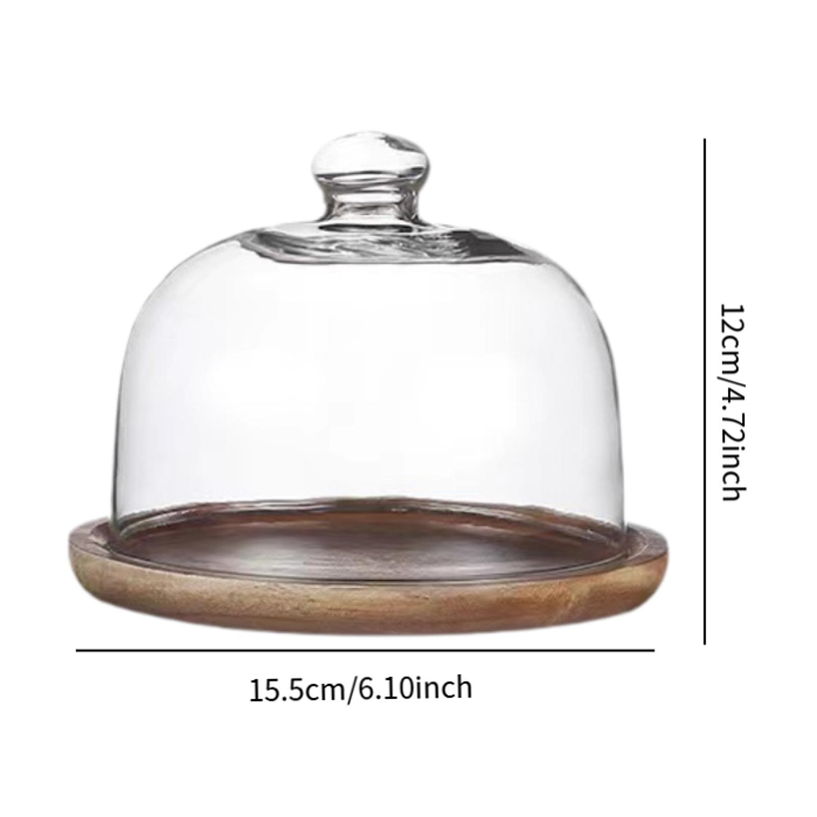 Ahşap Kek Standı, Cam Kapaklı  - Food Storage Glass Round incelemesi ve fiyatı