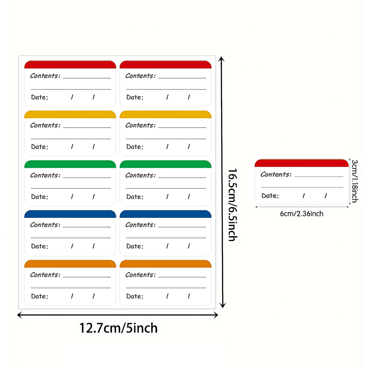 100 Adet Dondurucu Etiketleri  - Food Storage Labels incelemesi ve fiyatı