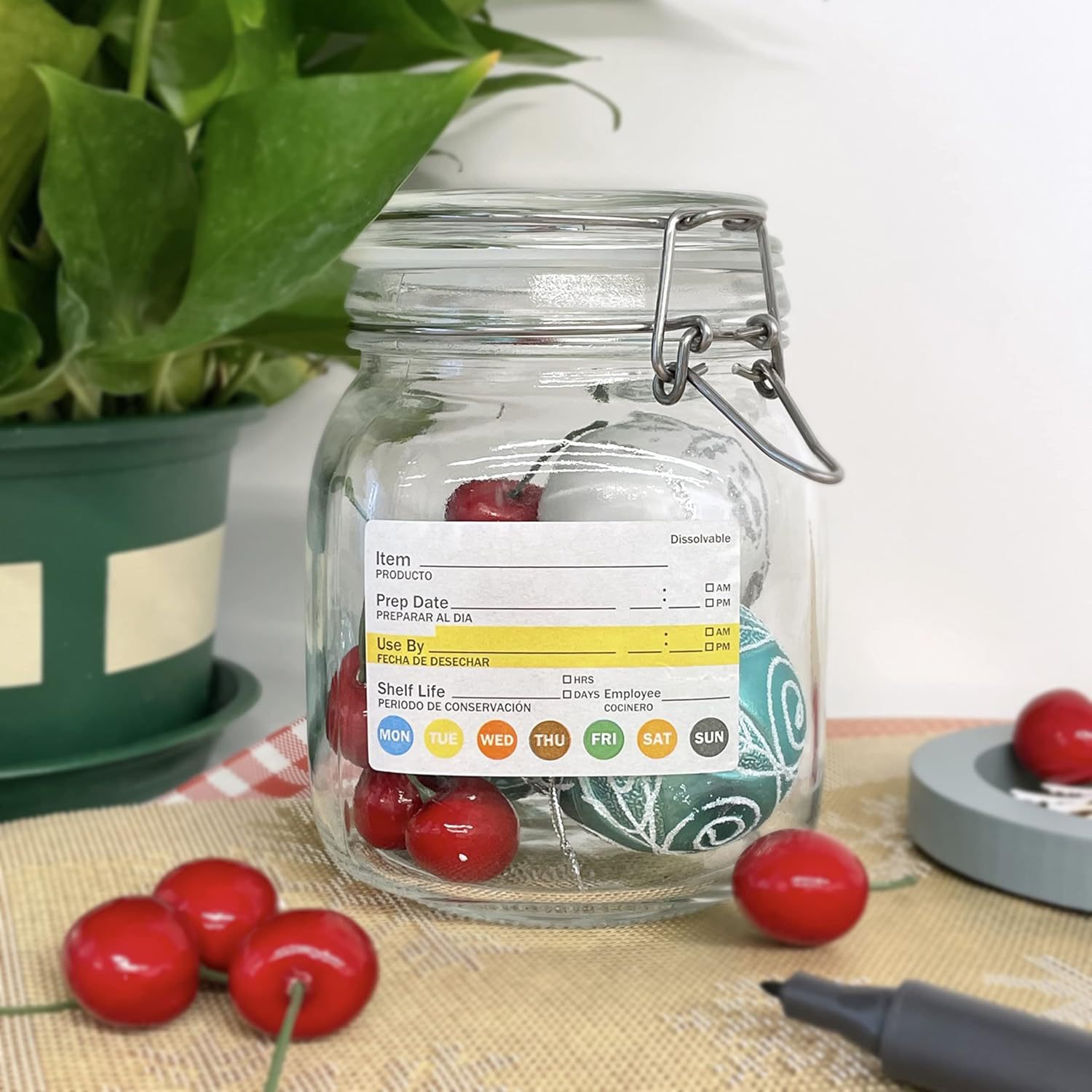 250 Adet/Rulo Gıda Tarih Etike - Food Storage Labels incelemesi ve fiyatı