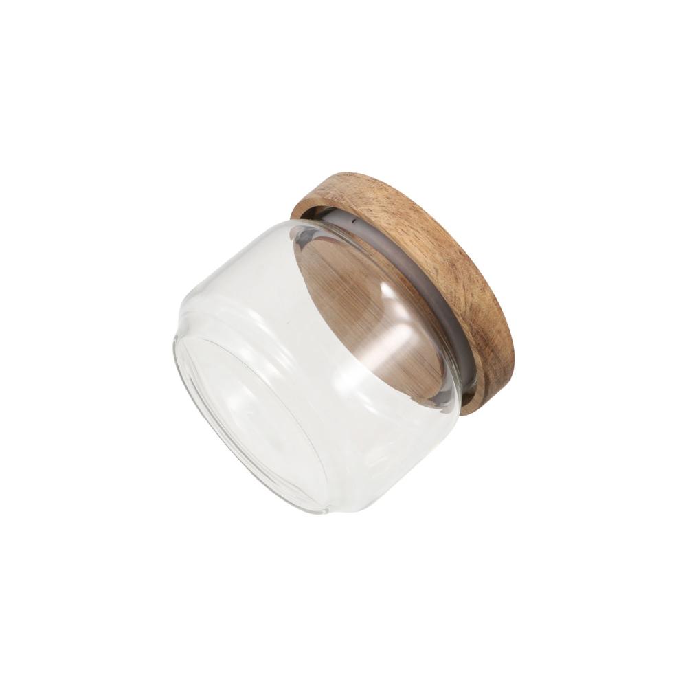 Çok Amaçlı Ahşap Kapaklı Cam G - Food Storage Glass Round incelemesi ve fiyatı