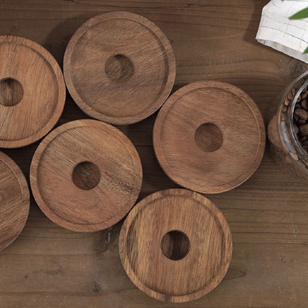 Çok Amaçlı Ahşap Kapaklı Cam G - Food Storage Glass Round incelemesi ve fiyatı