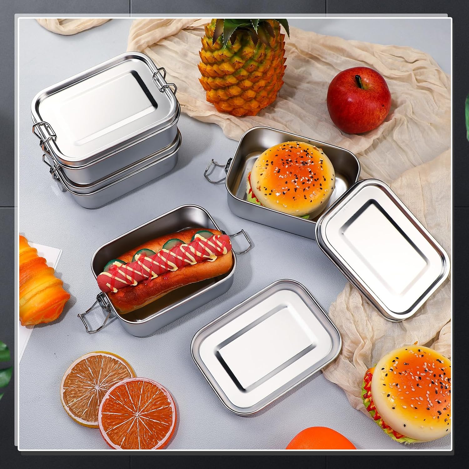 Paslanmaz Çelik Gıda Saklama K - Food Storage Organiser incelemesi ve fiyatı