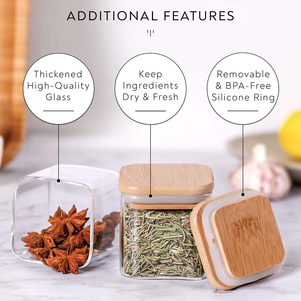 5oz cam kavanozlar baharat eti - Food Storage Set Glass incelemesi ve fiyatı