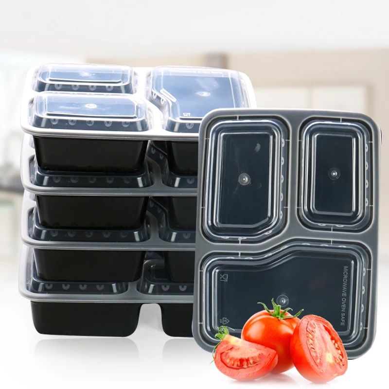 7 Paket 3 Bölmeli Yemek Hazırl - Food Storage Stackable Containers incelemesi ve fiyatı