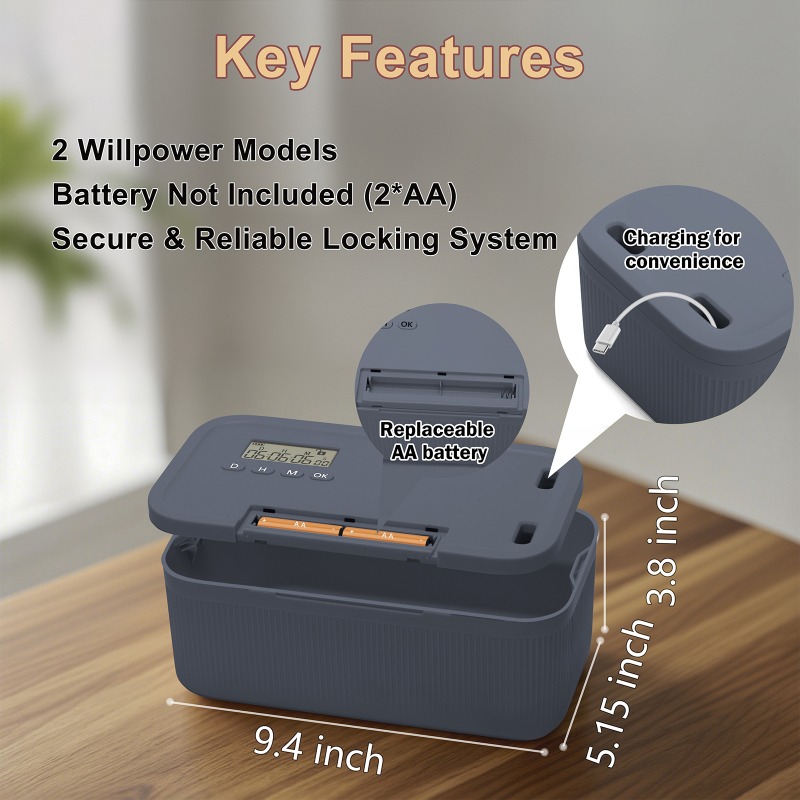 Zamanlayıcılı Kilit Kutusu Tel - Food Storage And Safety incelemesi ve fiyatı