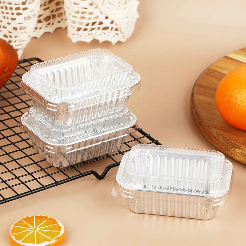 10 adet tek kullanımlık dikdör - Food Storage Aluminum Containers incelemesi ve fiyatı