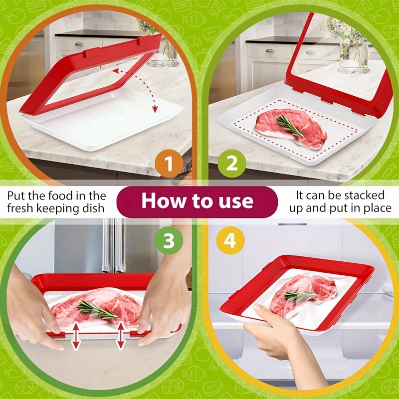 Gıda Koruma Tepsisi Yeniden Ku - Food Storage And Safety incelemesi ve fiyatı