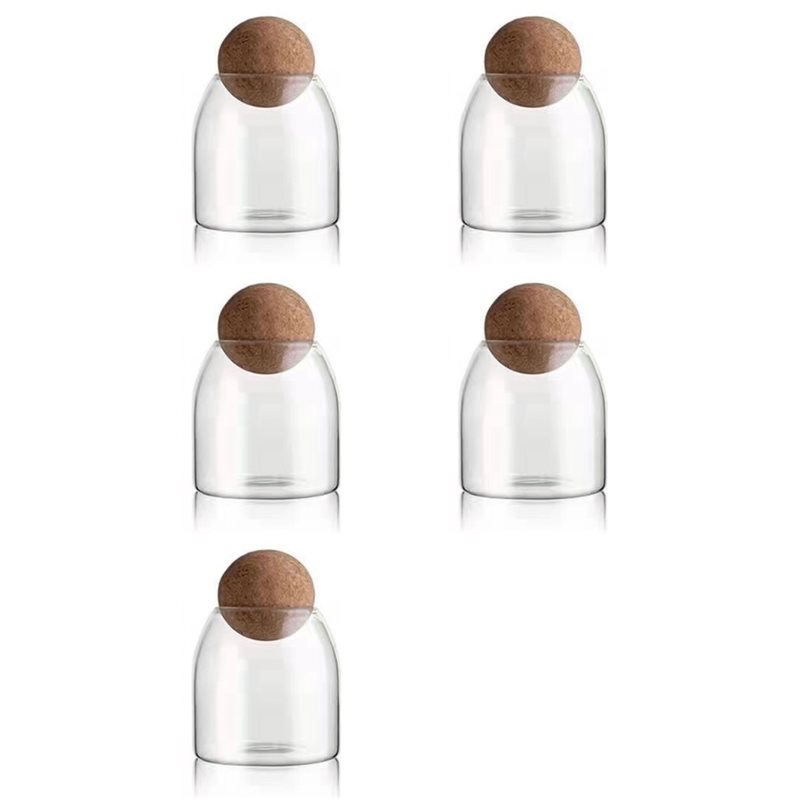 ABGR-5X Şeffaf Cam Şişeler, Ha - Food Storage Glass Round incelemesi ve fiyatı