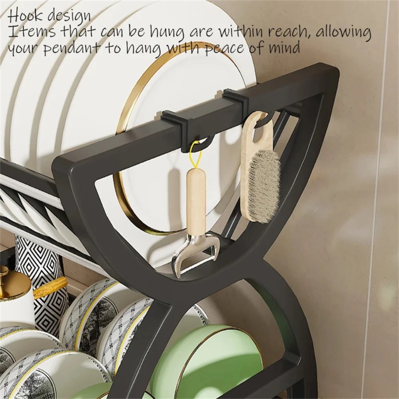 2 katmanlı bulaşık kurutma raf - Food Storage Organiser incelemesi ve fiyatı