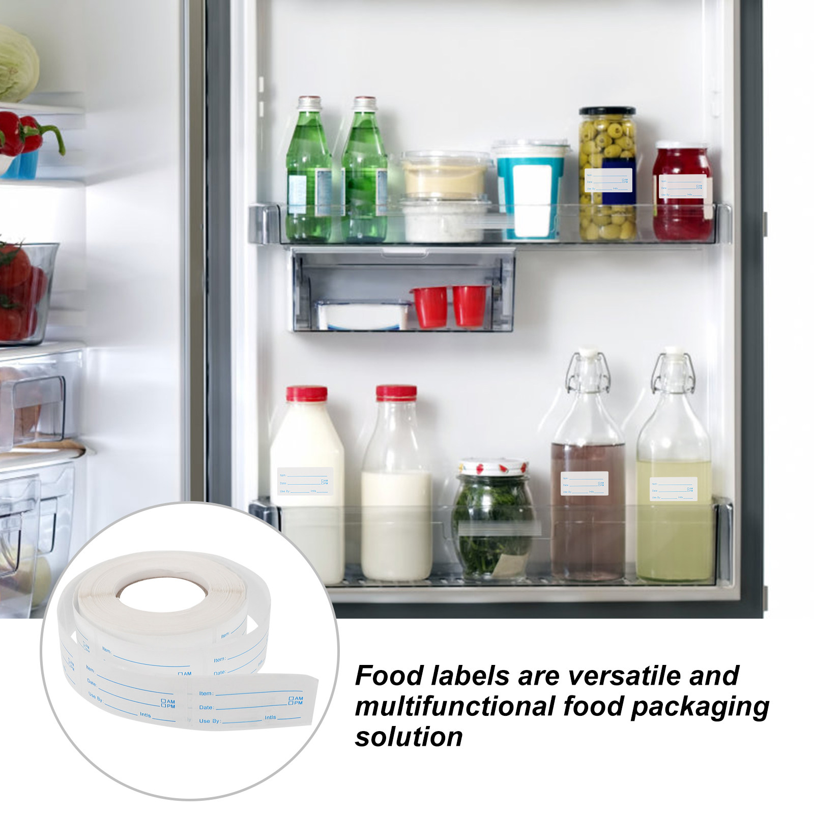 1 Rulo Tarih Etiketleri Çıkart - Food Storage Labels incelemesi ve fiyatı