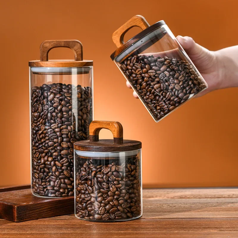 800-2100 ml Ahşap Kapaklı Cam  - Food Storage Set Glass incelemesi ve fiyatı