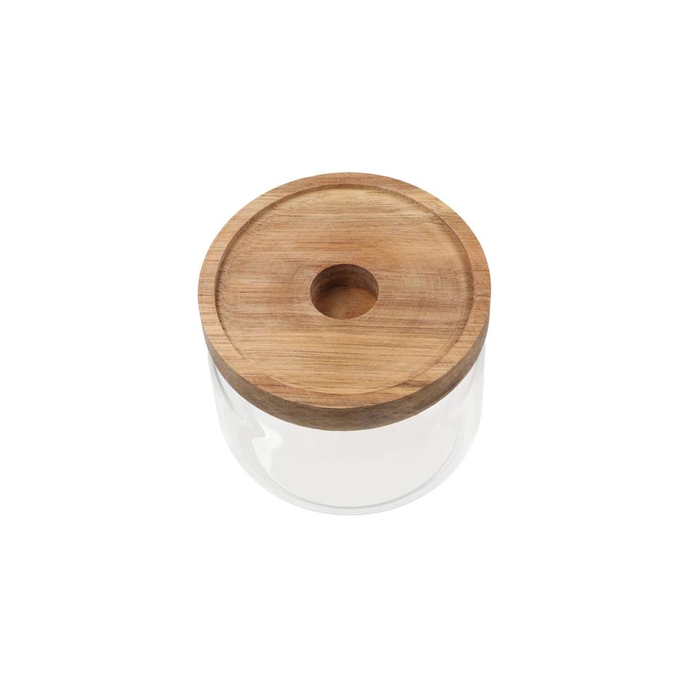Çok Amaçlı Ahşap Kapaklı Cam G - Food Storage Glass Round incelemesi ve fiyatı