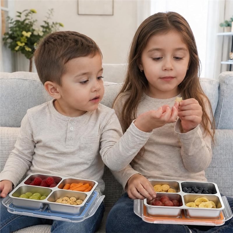 GIGI 4'lü Paslanmaz Çelik Atış - Food Storage Box Stainless Steel incelemesi ve fiyatı