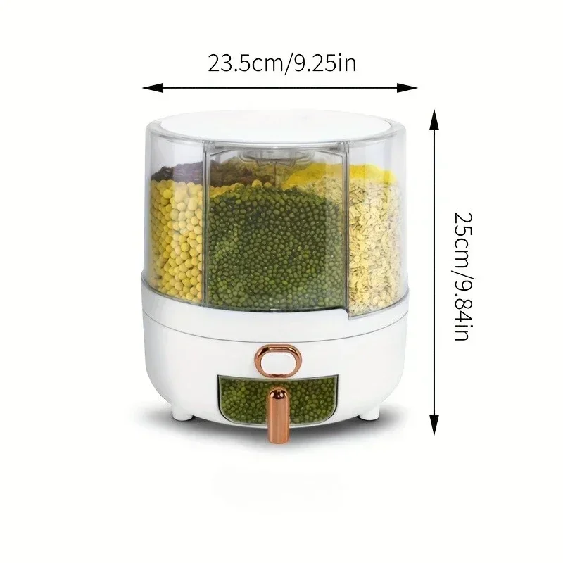 6 Bölmeli 360 °   Döner Hava G - Food Storage Pantry incelemesi ve fiyatı