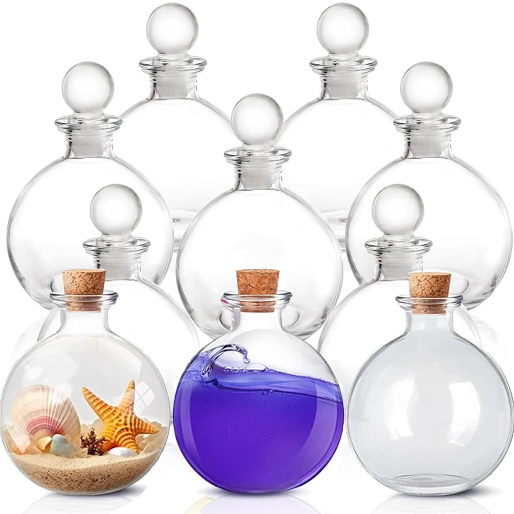 Şeffaf Yuvarlak Cam İksir Şişe - Food Storage Glass Round incelemesi ve fiyatı