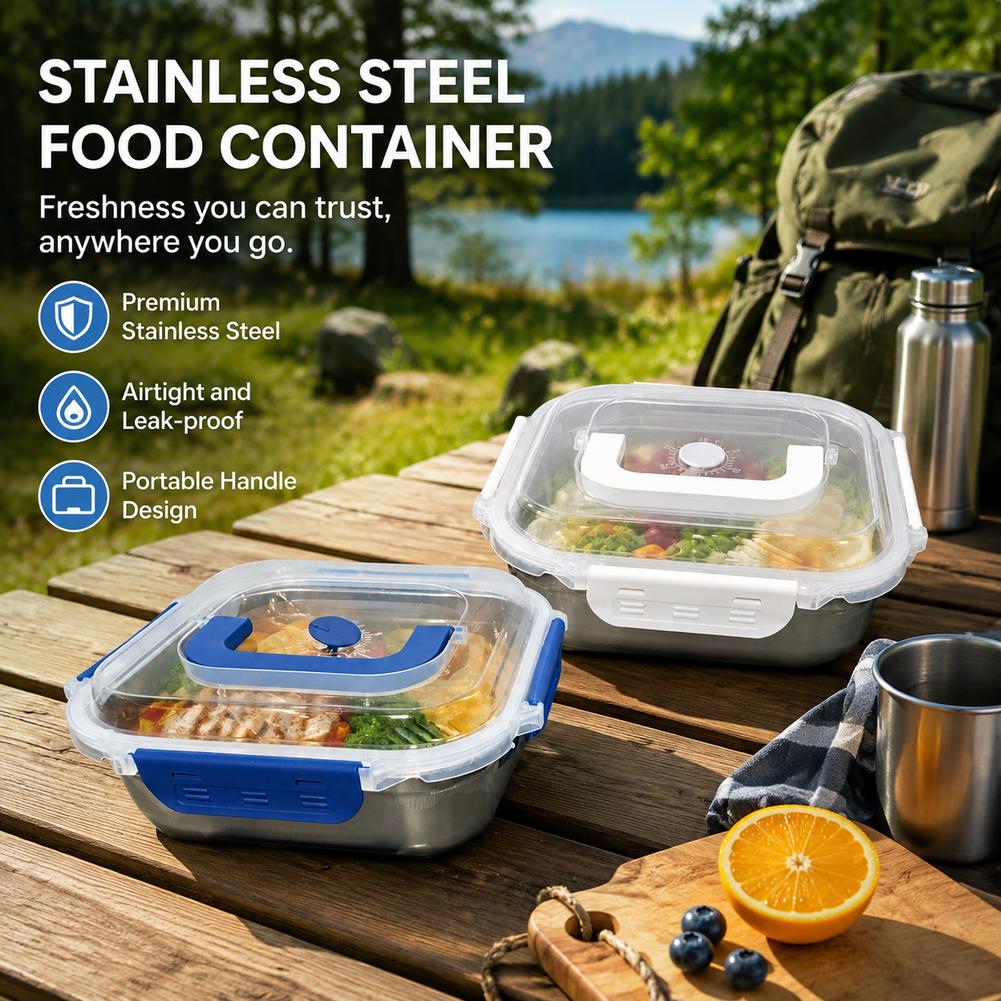 304 Paslanmaz Çelik Gıda Sakla - Food Storage Not Plastic incelemesi ve fiyatı