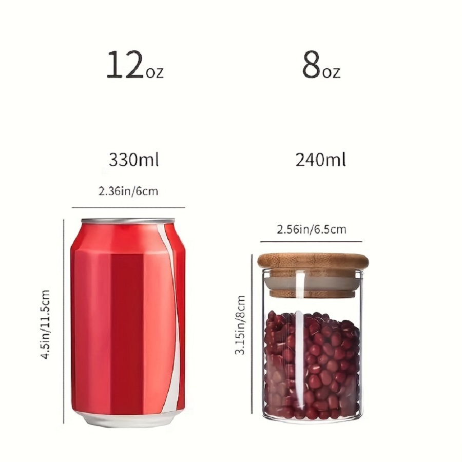 12 adet/takım hava geçirmez ca - Food Storage Set Glass incelemesi ve fiyatı