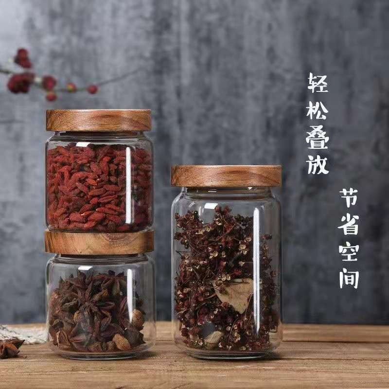 Yuvarlak cam tüp kavanoz akasy - Food Storage Glass Round incelemesi ve fiyatı