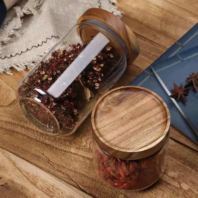 Yuvarlak cam tüp kavanoz akasy - Food Storage Glass Round incelemesi ve fiyatı