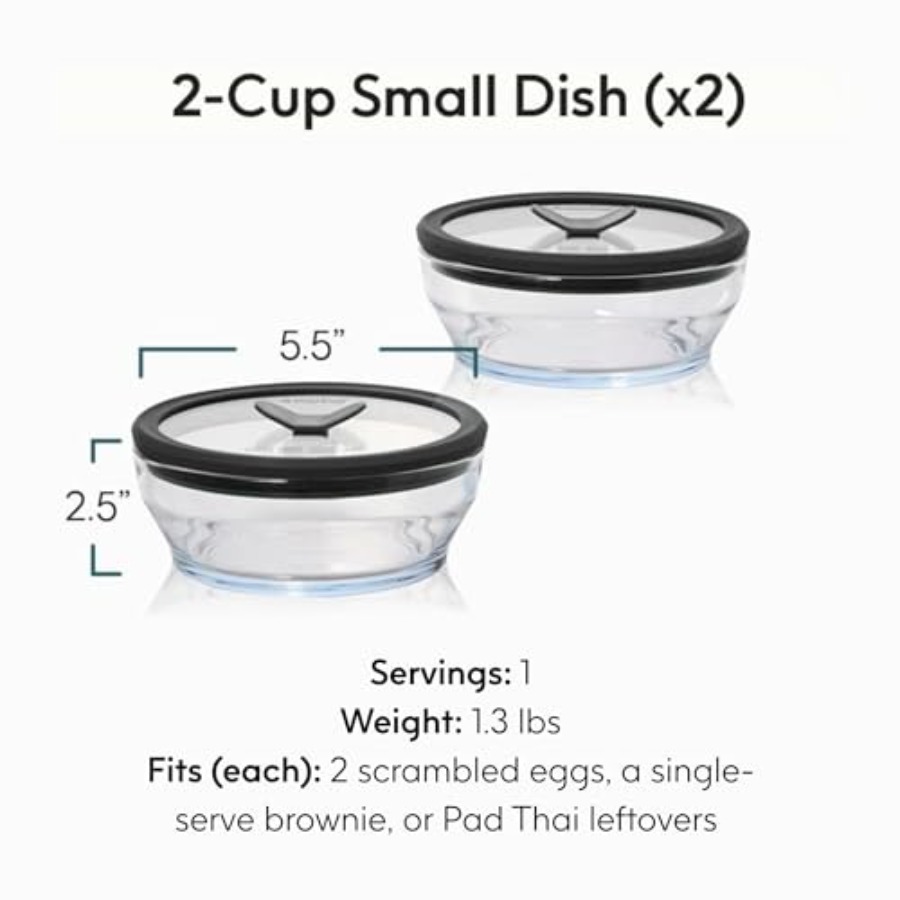 2'li Paket 2 Bardaklı Cam Gıda - Food Storage Set Glass incelemesi ve fiyatı