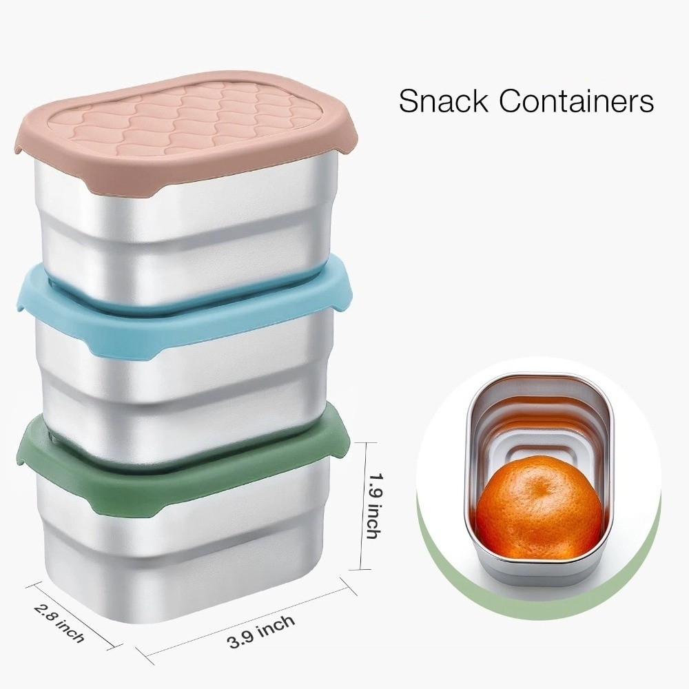 Yeni Paslanmaz Çelik Gıda Kabı - Food Storage Stackable Containers incelemesi ve fiyatı