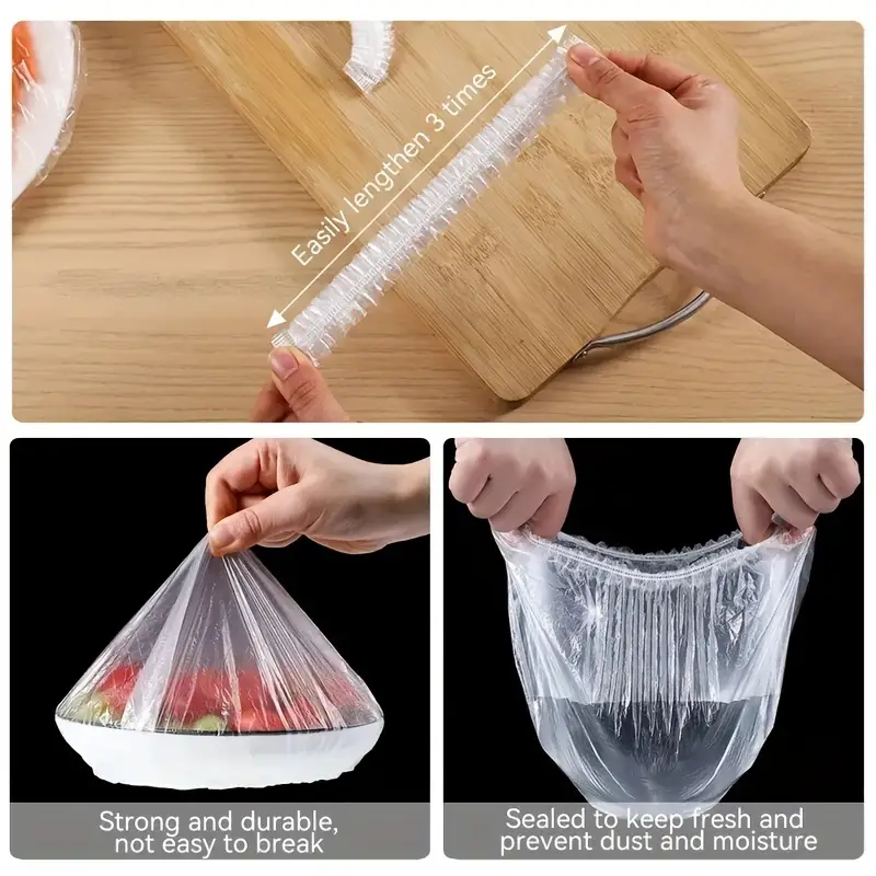 100 adet gıda sınıfı tek kulla - Food Storage And Safety incelemesi ve fiyatı