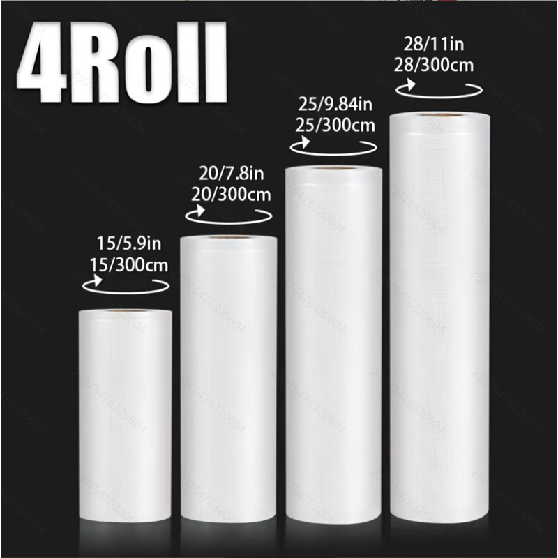 4 adet Vakumlu Kapatma Poşeti: - Food Storage Xl incelemesi ve fiyatı