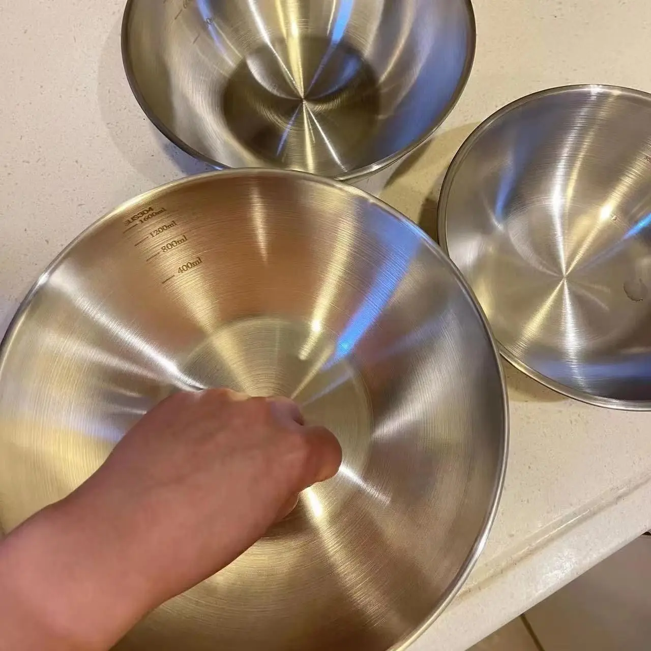1-3 Paslanmaz Çelik Kase Seti  - Food Storage Eco Friendly incelemesi ve fiyatı