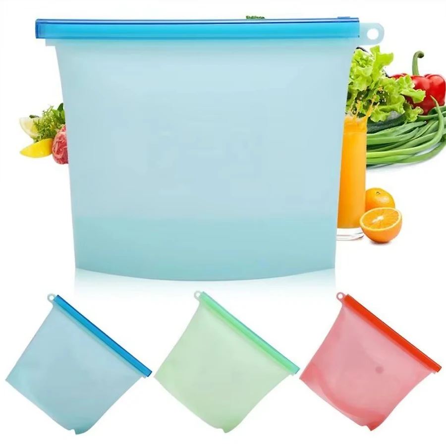 1000 ml Yeniden Kullanılabilir - Food Storage Silicone Bags incelemesi ve fiyatı